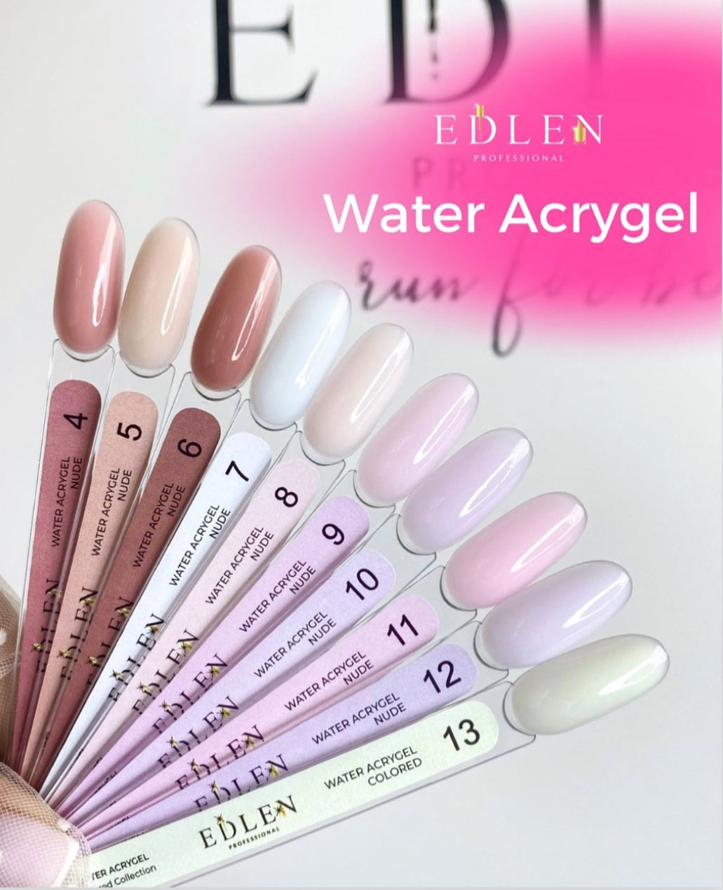 Water Acrigel  Nude Edlen ,carmencitanails