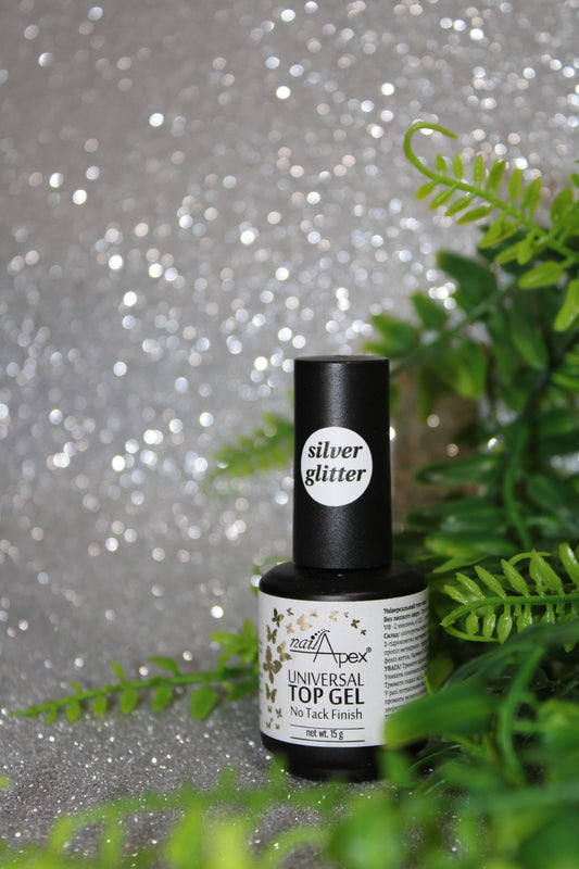 Top Universal SILVER GLITTER