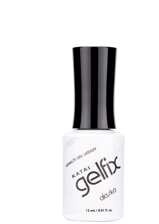 Esmalte semipermanente blanco súper pigmentado Gelfix Alaska - Uñas Deslumbrantes - carmencitanails