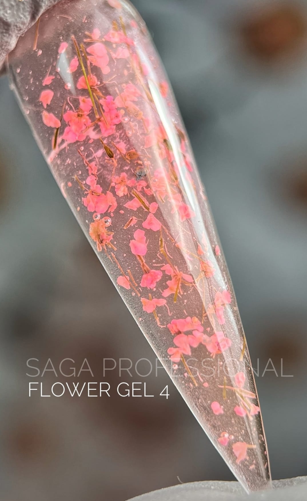 FLOWER GEL ,Saga ,Gel con  flores